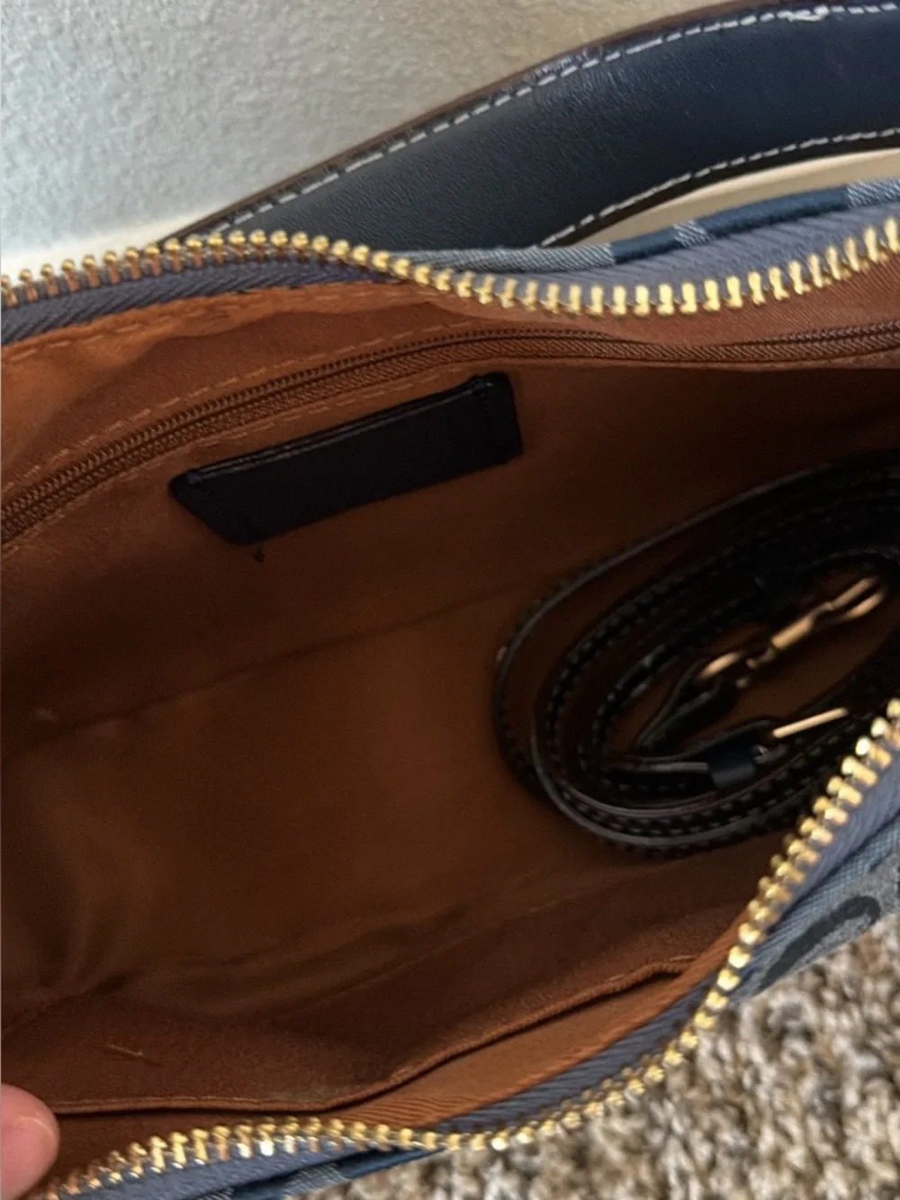 Coach Denim Hobo Bag